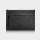 Hakiki Deri Erkek Mini Kartlık Cüzdan - Siyah