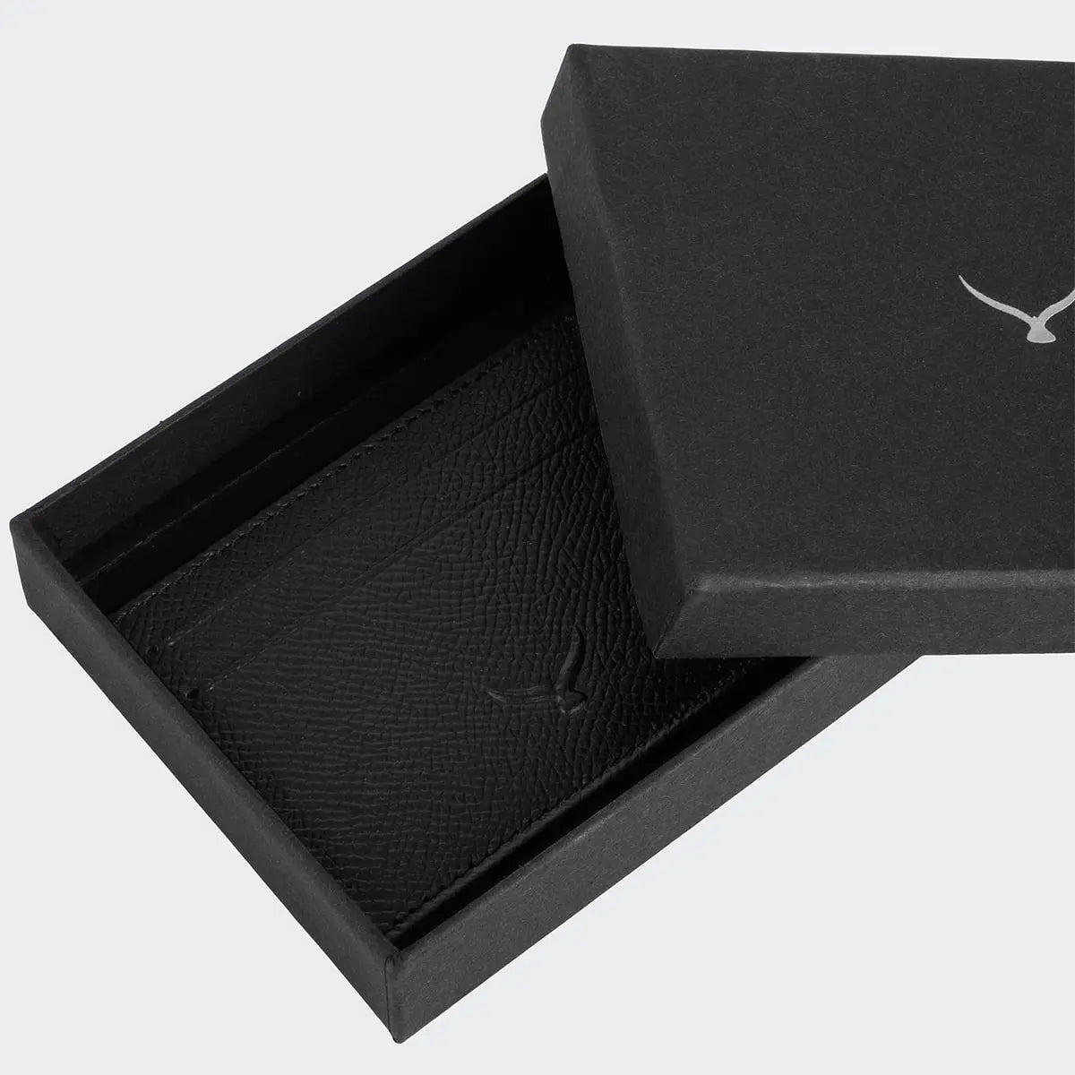 Hakiki Deri Erkek Mini Kartlık Cüzdan - Siyah