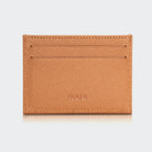 Hakiki Deri Erkek Mini Kartlık Cüzdan - Taba