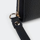 Hakiki Deri Kadın Mini Cüzdan - Siyah