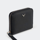 Hakiki Deri Kadın Mini Cüzdan - Siyah