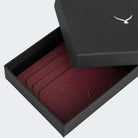 Hakiki Deri Erkek Minimal Kartlık Cüzdan - Bordo
