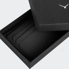 Hakiki Deri Erkek Minimal Kartlık Cüzdan -Siyah