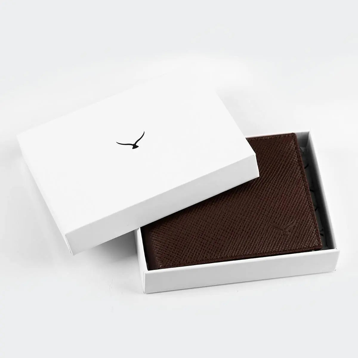 Hakiki Deri Erkek Modern Cüzdan - Kahve