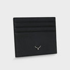 Hakiki Deri Erkek Slim Kartlık Cüzdan - Siyah