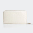 Hakiki Deri Kadın Zarif Cüzdan - Beyaz