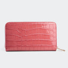 Hakiki Deri Kadın Zarif Cüzdan - Pembe