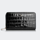 Hakiki Deri Kadın Zarif Cüzdan - Siyah