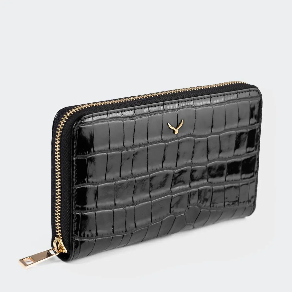 Hakiki Deri Kadın Zarif Cüzdan - Siyah