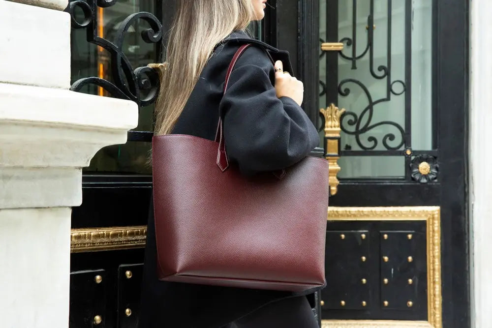 Hakiki Deri Solea Kadın Çanta - Bordo