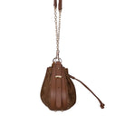 Süet Deri Valentina Kadın Çanta - Taba