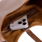 Hakiki Deri Rosa Kadın Çanta - Taba